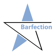 Barfection logo