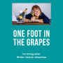 One Foot in The Grapes  logo